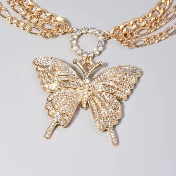 Butterfly necklace - Picture 3 of 3